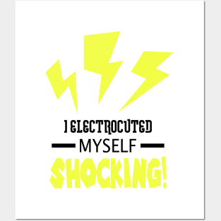 Funny Electrician Pun Engineer Gift Idea Puns Meme Posters and Art